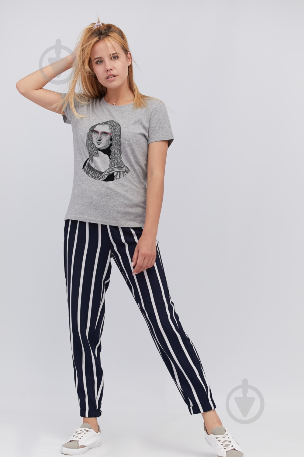 Футболка YAPPI Basic WG1058 р.L сірий - фото 2