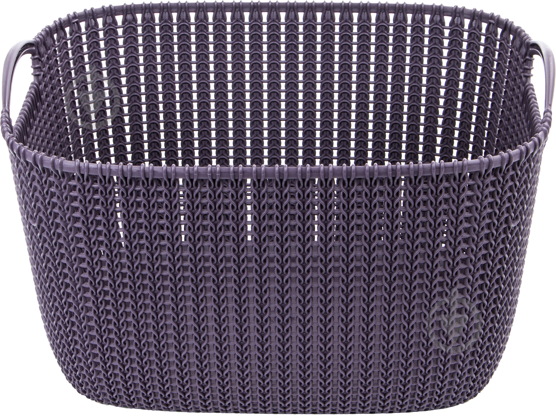 Кошик для зберігання пластиковий Curver 230117 Knit L прямокутний фіолетовий 230x300x400 мм - фото 2