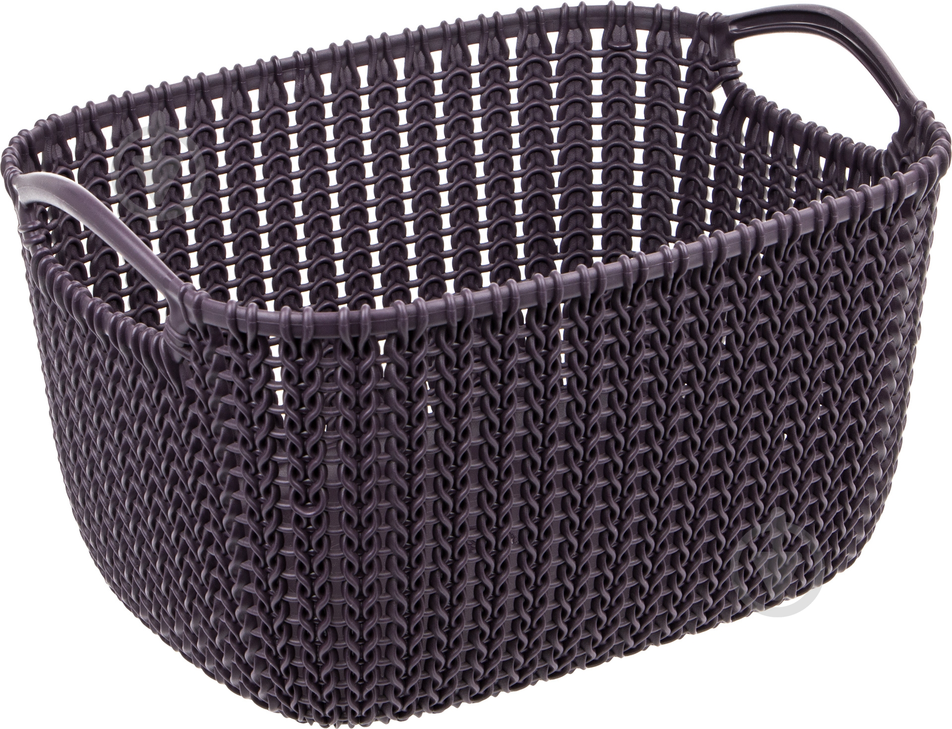 Кошик для зберігання пластиковий Curver 230119 Knit S прямокутний фіолетовий 170x220x300 мм - фото 1