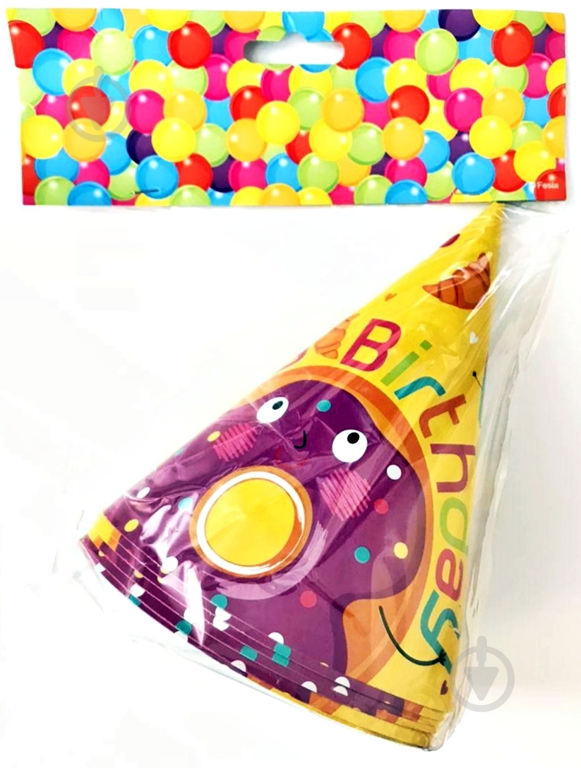 Ковпак святковий Ві та Ві 218/6 різнокольоровий - фото 1