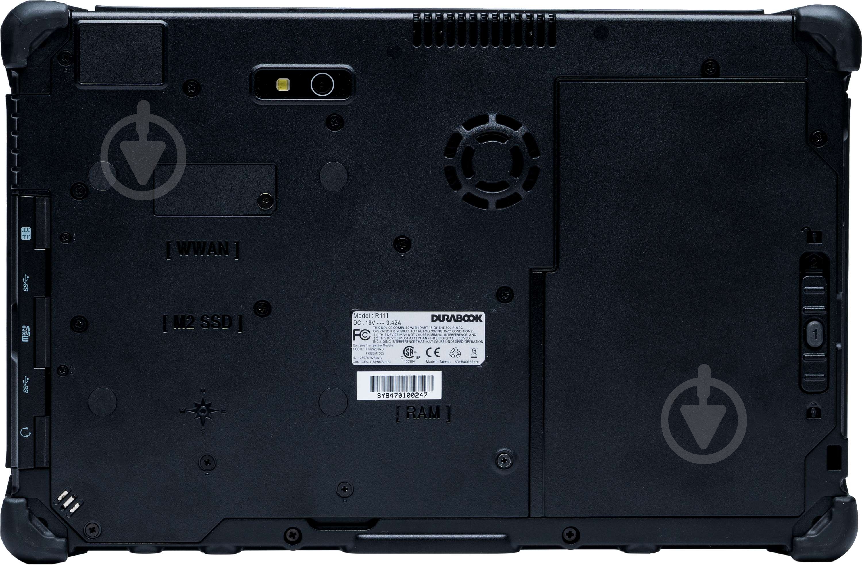 Планшет DURABOOK R11 11,6" 8/128GB Wi-Fi black (R1A1A1BHBAXX) - фото 13 Планшет DURABOOK R11 11,6" 8/128GB Wi-Fi black (R1A1A1BHBAXX) - фото 13