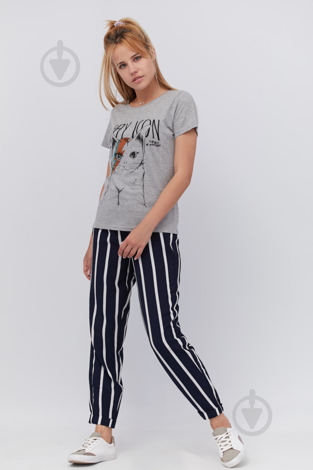 Футболка YAPPI Basic WG1045 р.XL серый - фото 2