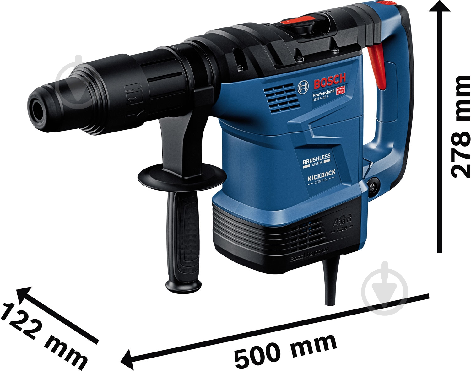 Перфоратор Bosch Professional GBH 6-42 C 0611278020 - фото 3