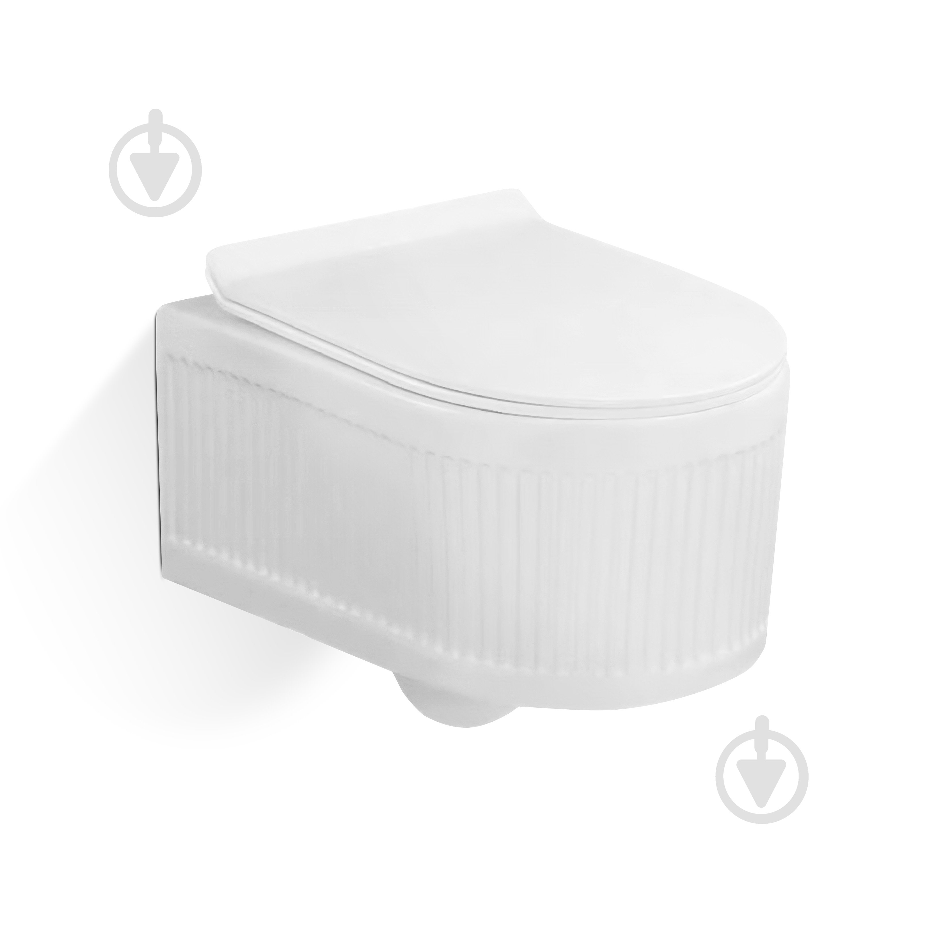 Унітаз підвісний Sant Valentines Velvet Ava зі змивом Easy-Clean Rim (SVKWD4184W) - фото 1