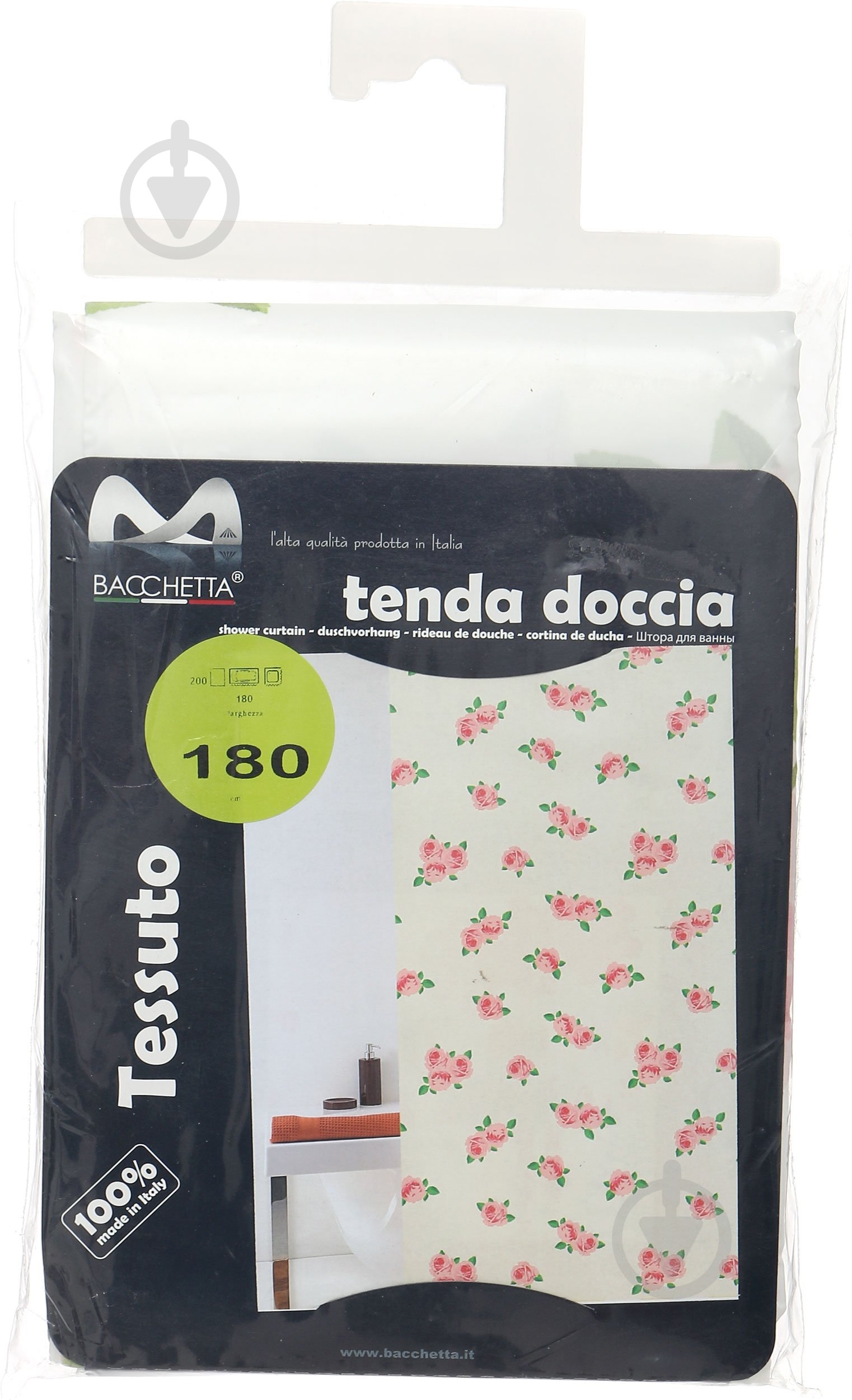 Штора для душа Bacchetta Ashley rosa 15 - фото 3 Штора для душа Bacchetta Ashley rosa 15 - фото 3