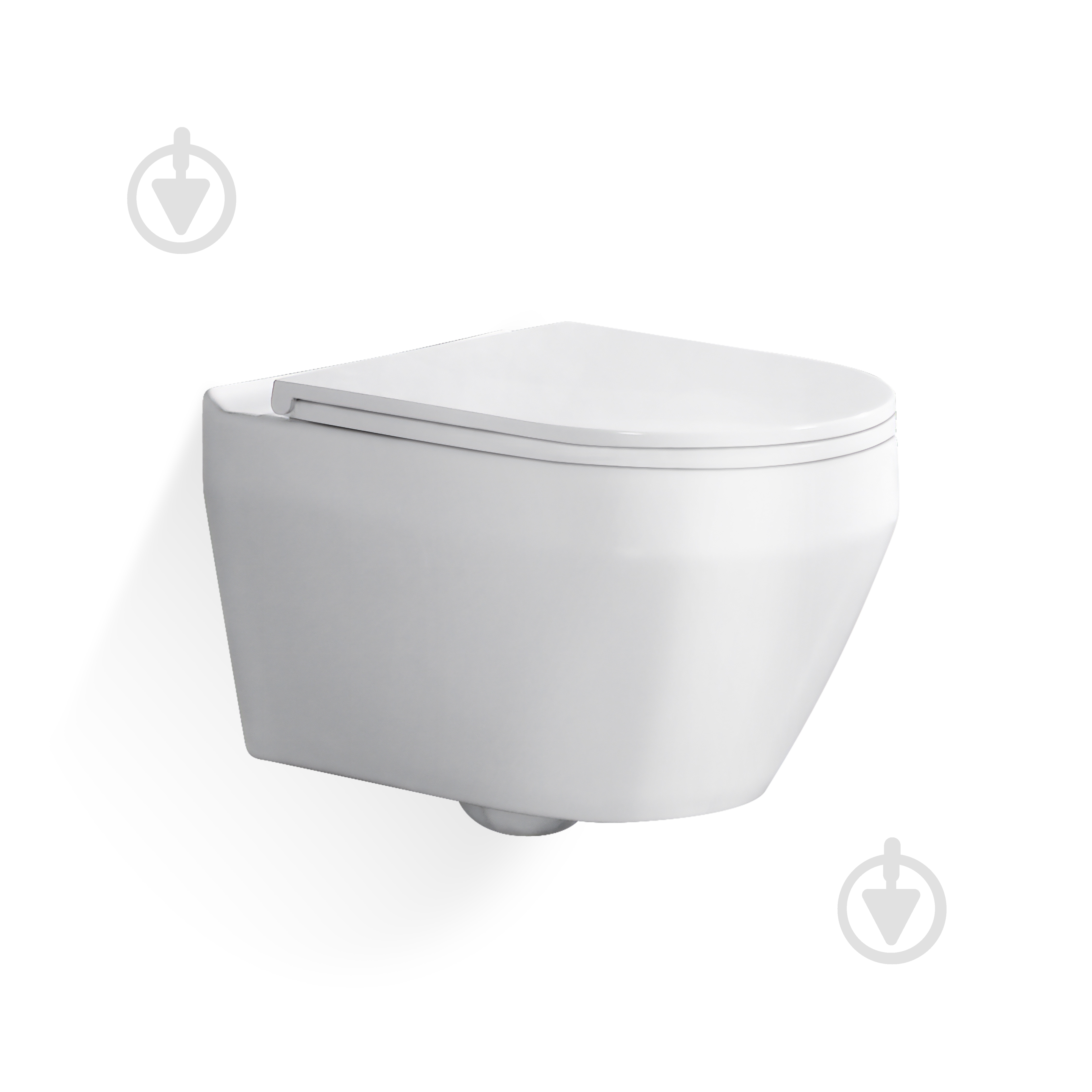 Унитаз подвесной Sant Valentines Opal Modern со смывом Easy-Clean Rim (SVKW9009W) - фото 1