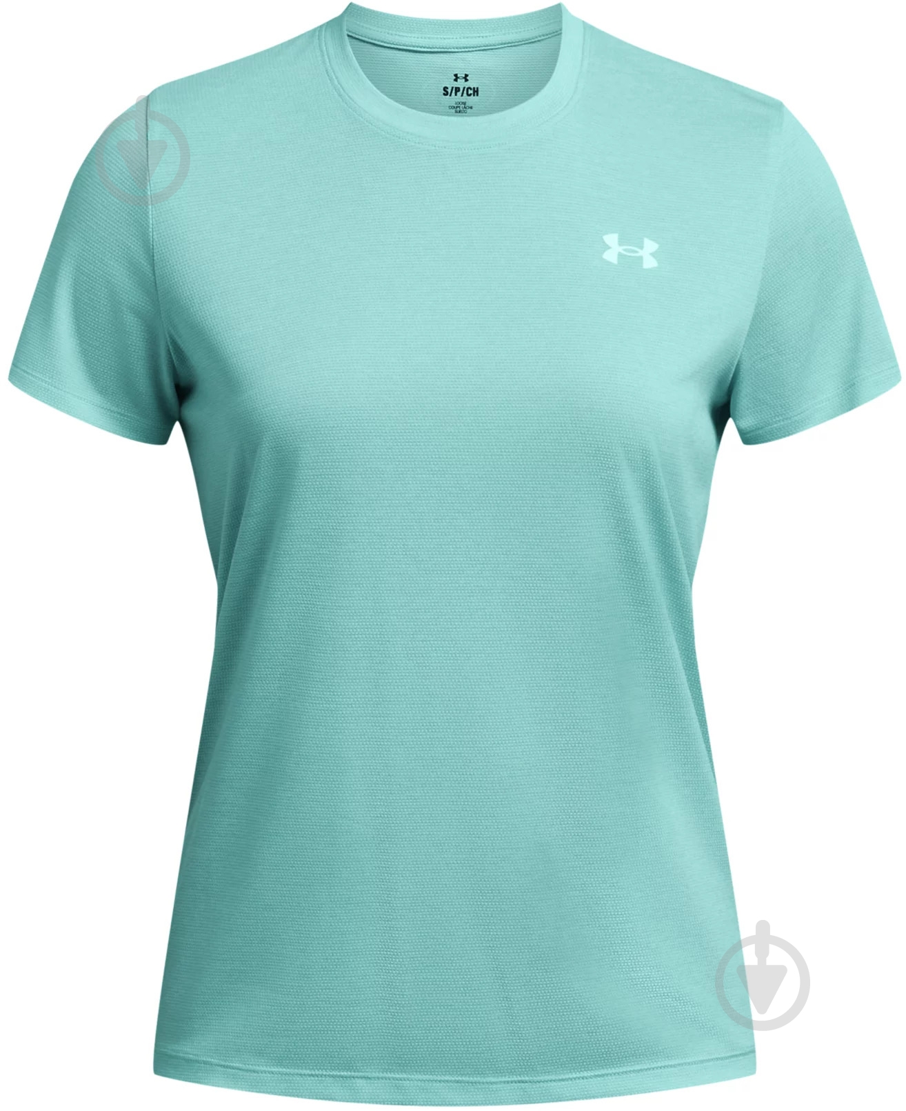 Футболка Under Armour TECH BUBBLE SSC 1384232-482 р.M бирюзовый - фото 2