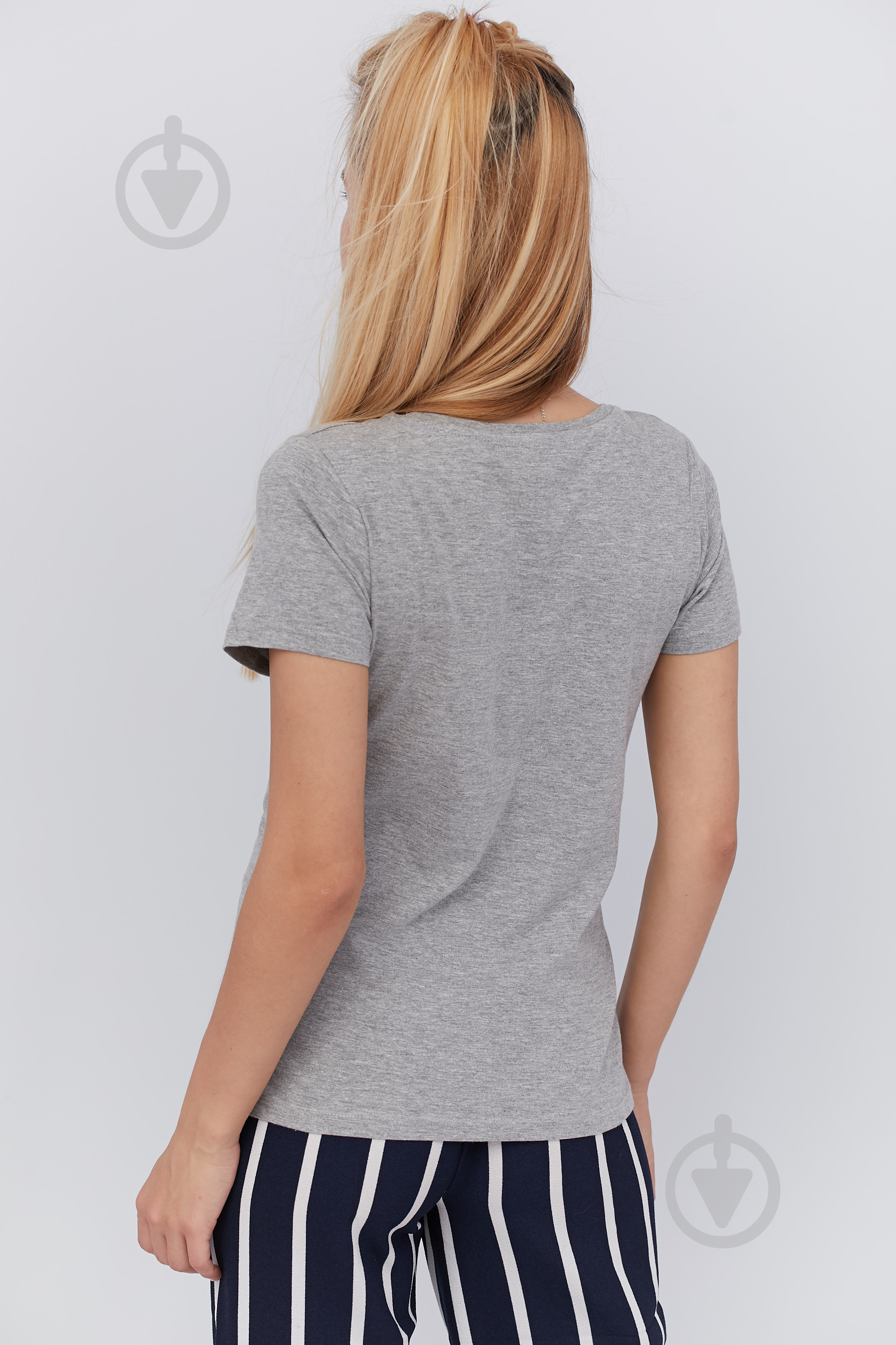 Футболка YAPPI Basic WG1063 р.S серый - фото 3