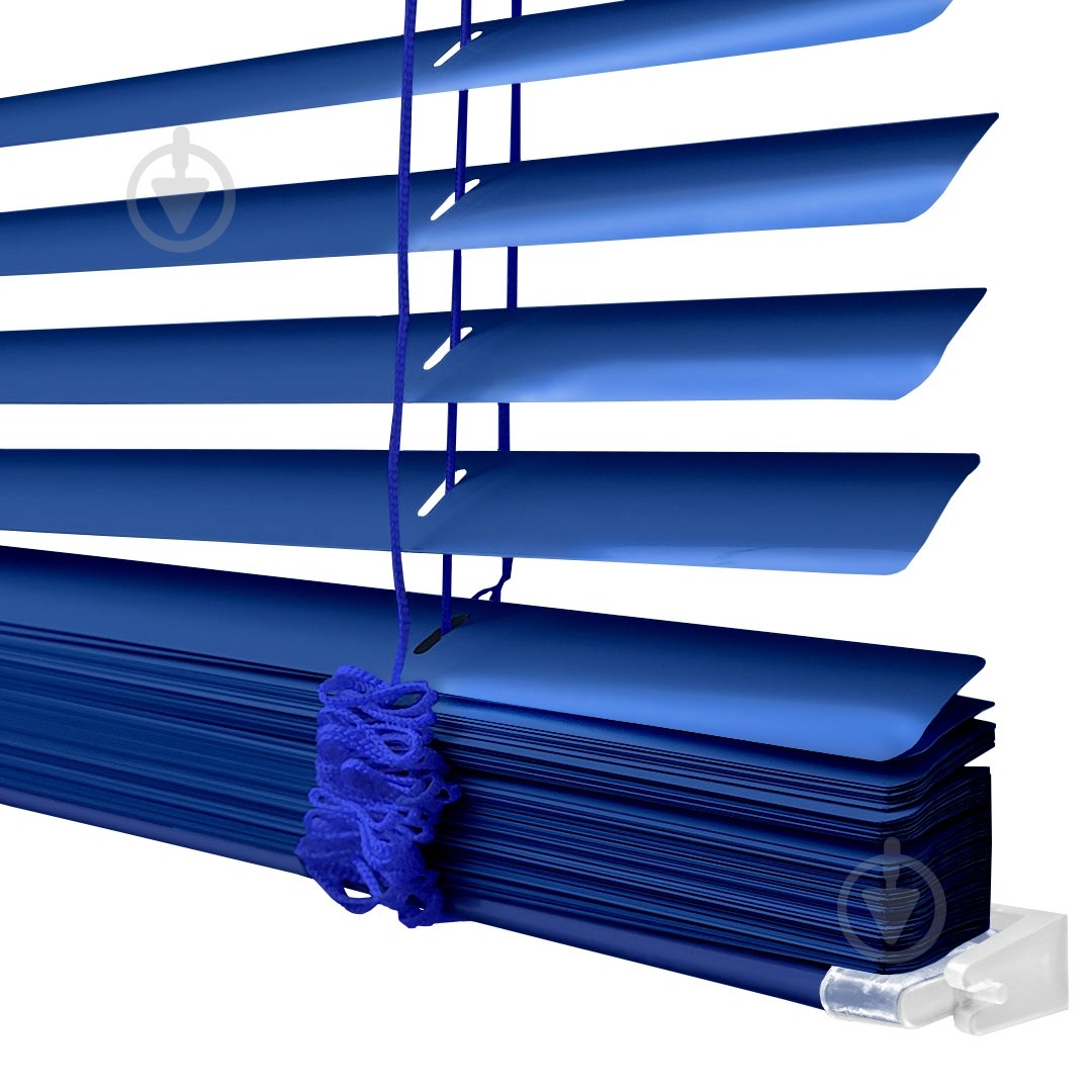 Жалюзи Rollotex алюминиевые горизонтальные с фиксацией 42х160 см синие глянцевые - фото 2