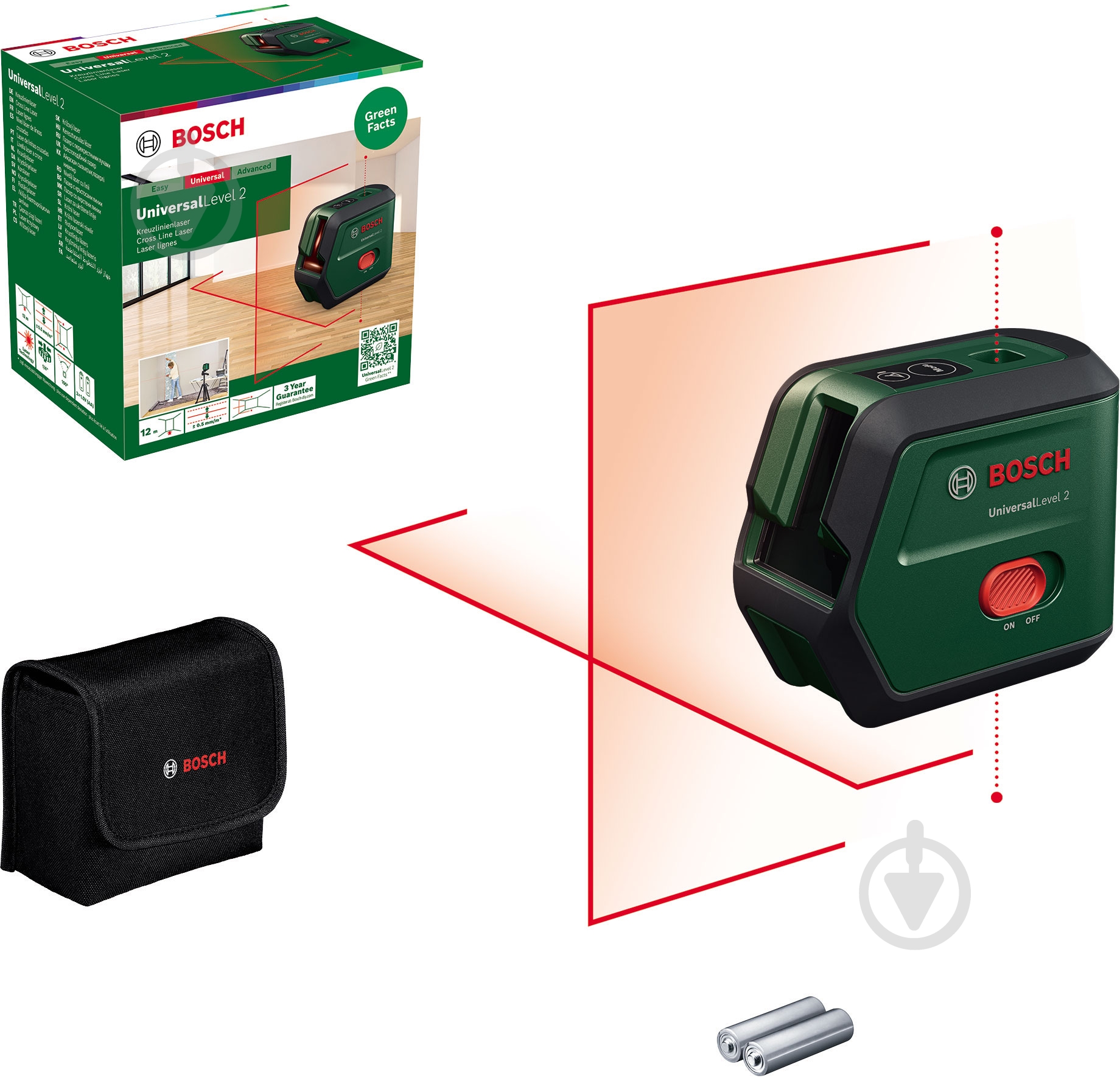 Нівелір лазерний Bosch UniversalLevel 2 Basic 0603663F00 - фото 1 Нівелір лазерний Bosch UniversalLevel 2 Basic 0603663F00 - фото 1