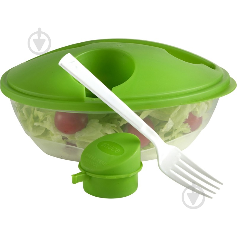 Ланч-бокс Voyager 1000 мл с вилкой и контейнером 50 мл - фото 1 Ланч-бокс Voyager 1000 мл с вилкой и контейнером 50 мл - фото 1