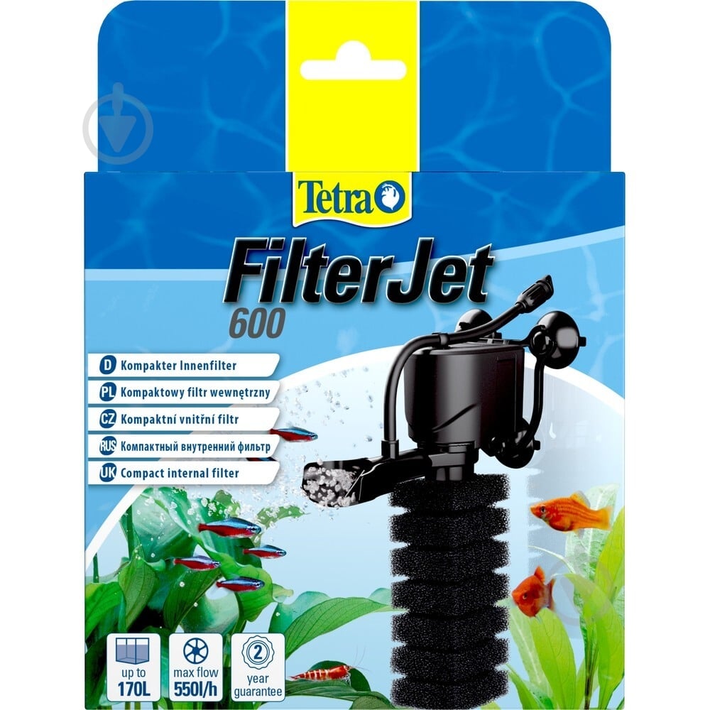 Фильтр внутренний Tetra Filter Jet 600 - фото 1 Фильтр внутренний Tetra Filter Jet 600 - фото 1