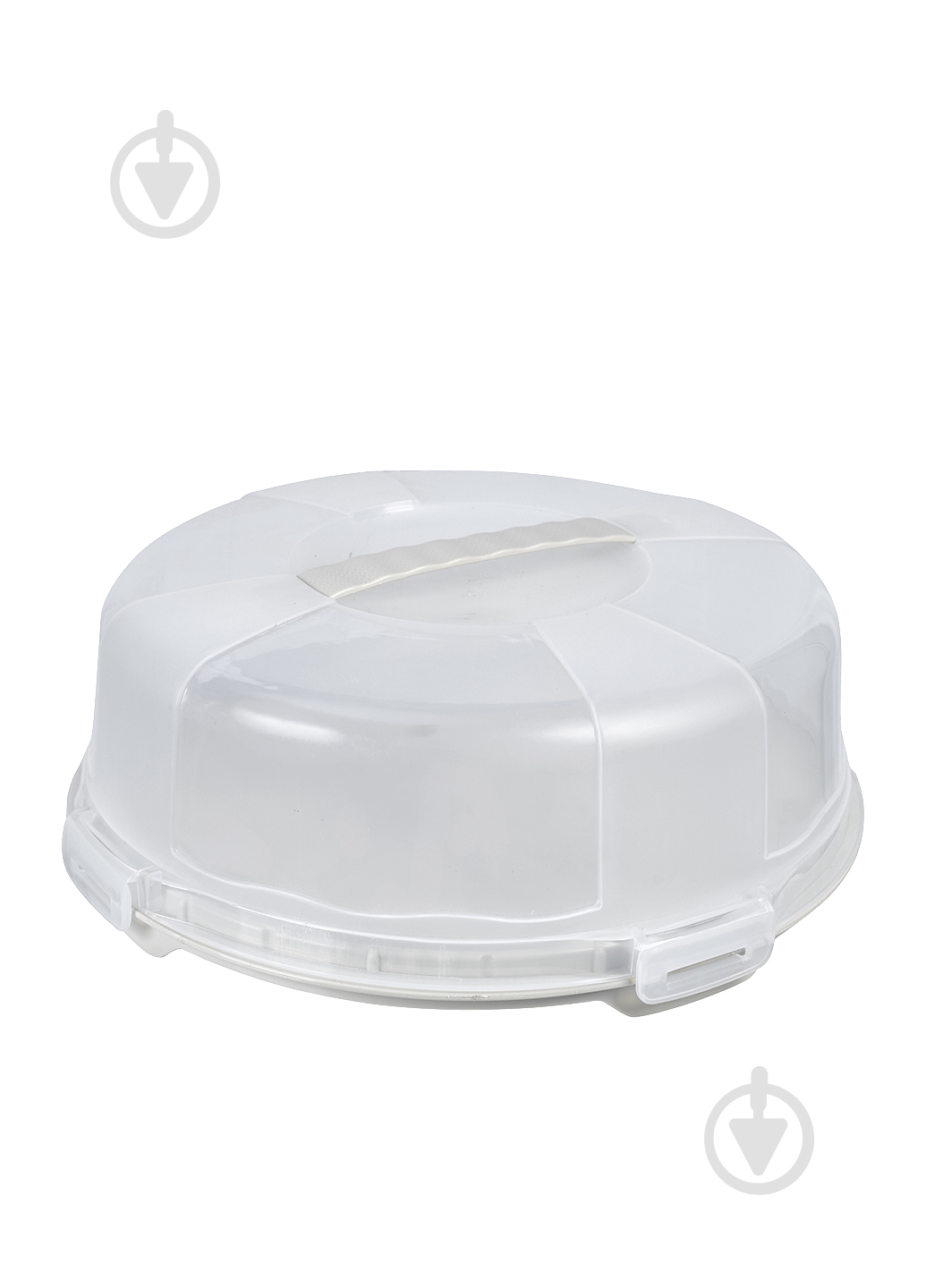Тортовница Starplast 30х11 см какао - фото 1