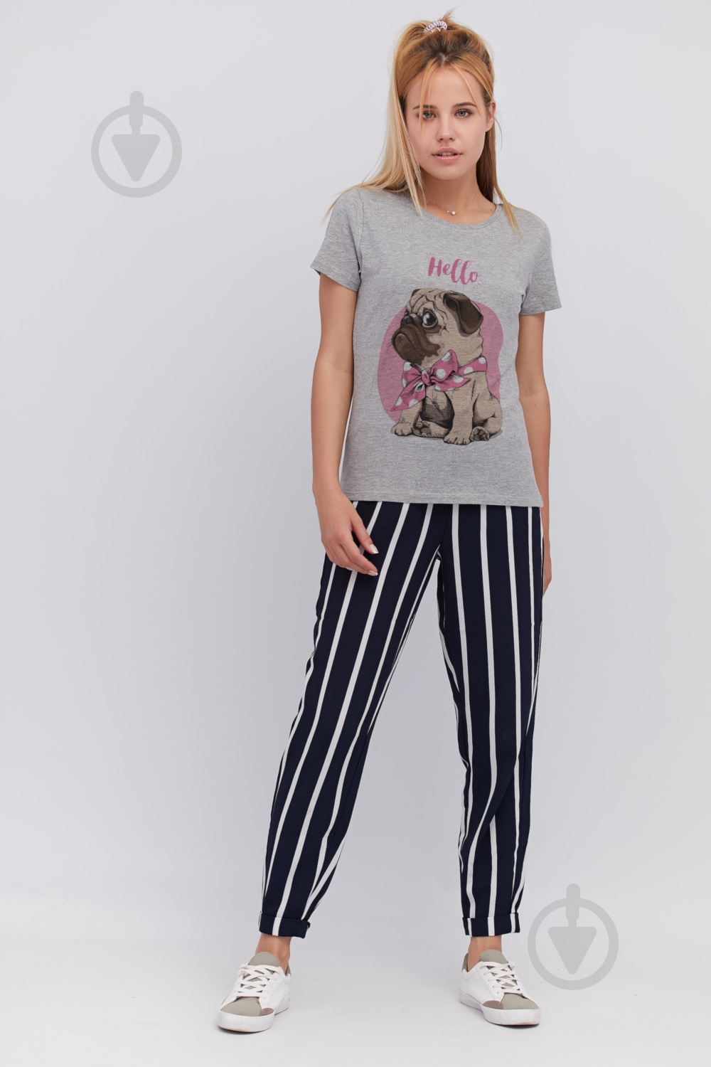 Футболка YAPPI Basic WG1068 р.L серый - фото 2