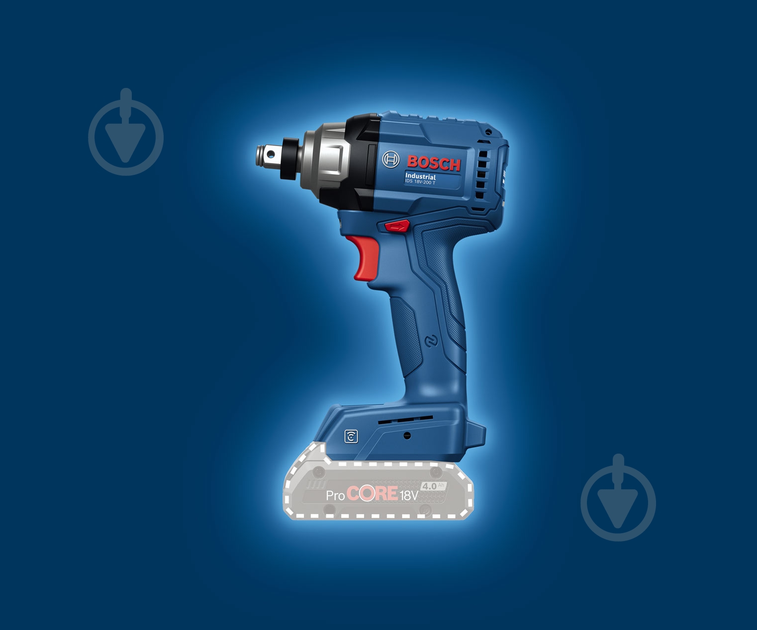 Гайковерт ударный аккумуляторный Bosch Professional IDS 18V-200T (solo) 06019N0020 - фото 9 Гайковерт ударный аккумуляторный Bosch Professional IDS 18V-200T (solo) 06019N0020 - фото 9