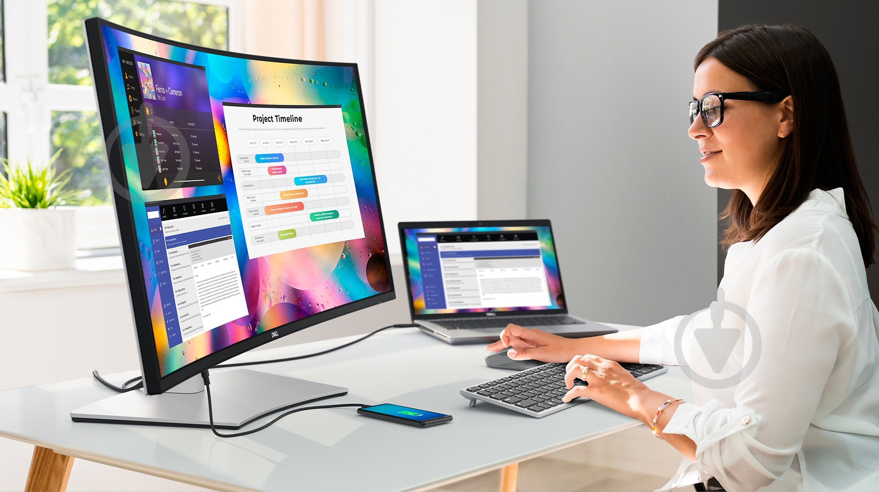 Монитор Dell UltraSharp U3824DW 38" (210-BHXB) - фото 8