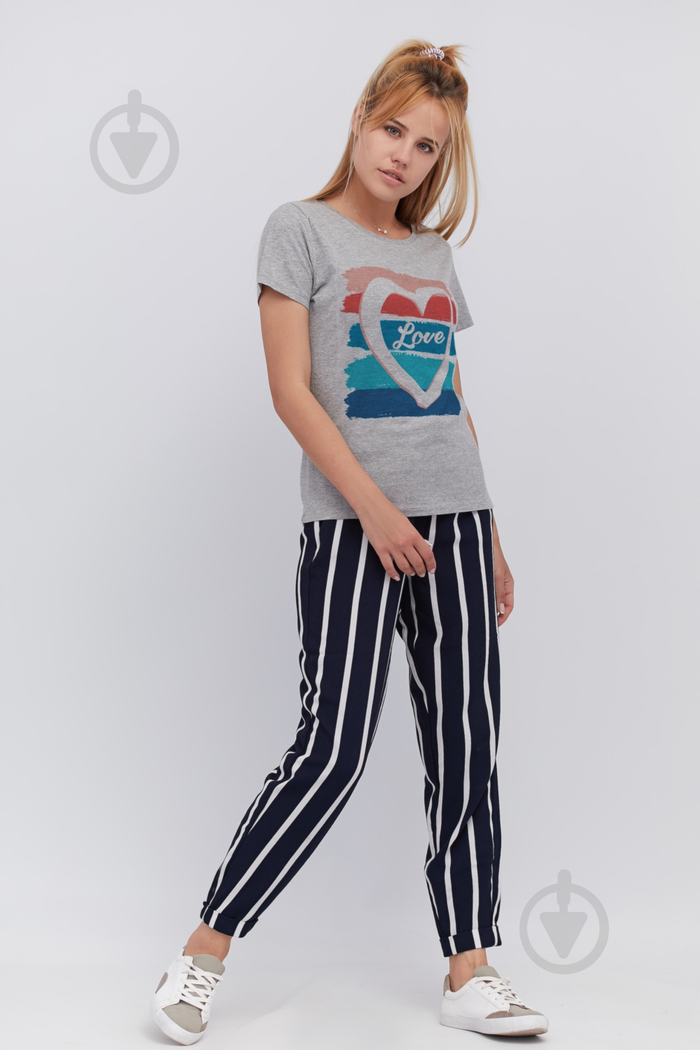 Футболка YAPPI Basic WG1054 р.M серый - фото 2 Футболка YAPPI Basic WG1054 р.M серый - фото 2