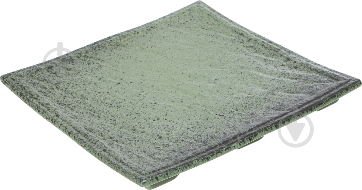 Блюдо сервировочное Fiora Lavastone Green 27х27 см - фото 3