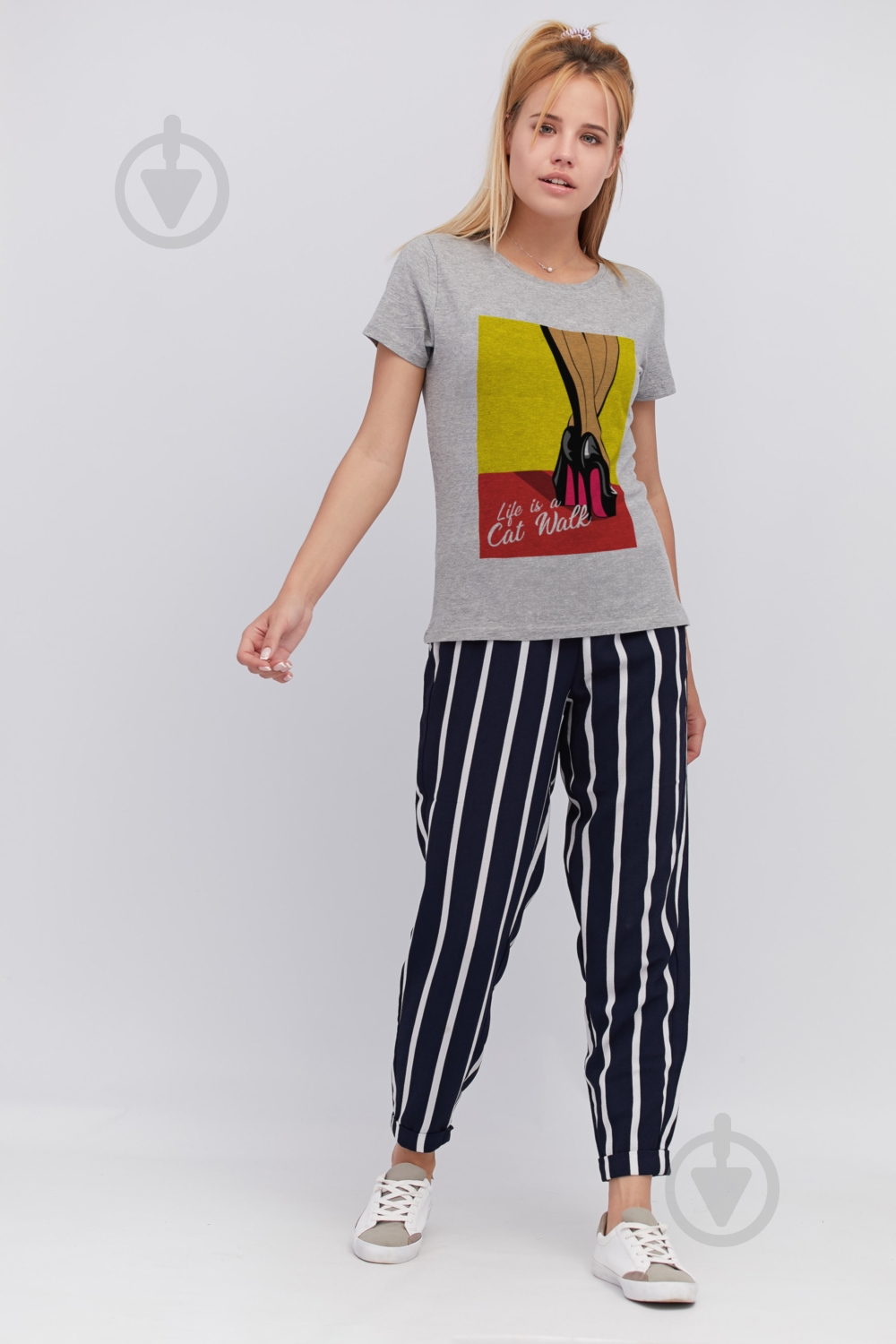 Футболка YAPPI Basic WG1086 р.XL серый - фото 2