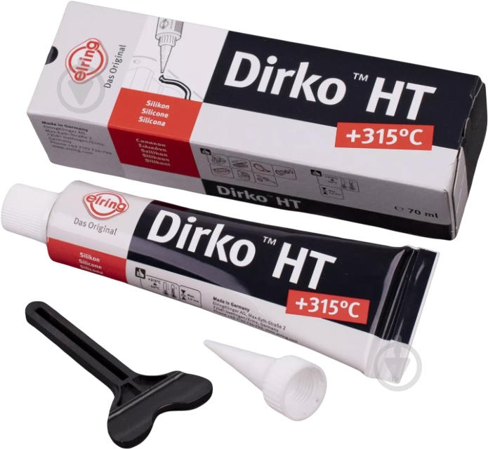 Герметик ELRING DIRKO (EL006.553) черный 70 мл - фото 1