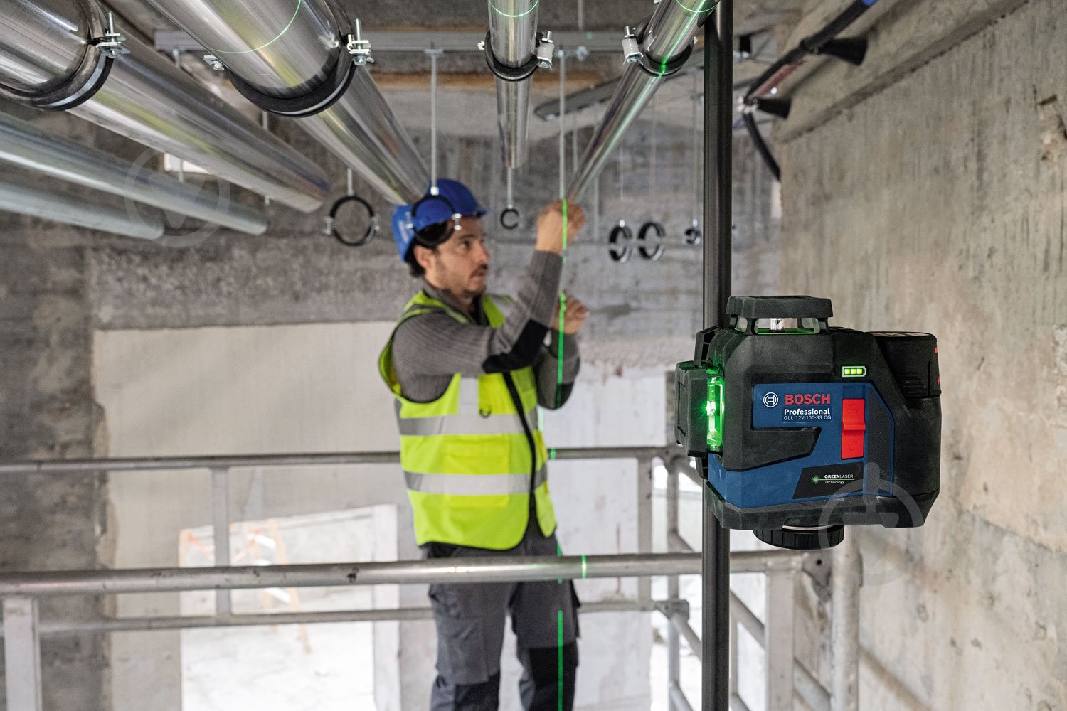 Нівелір лазерний Bosch Professional GLL 12V-100-33 CG 0601065400 - фото 17