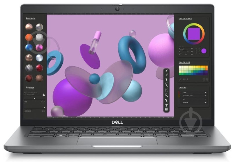 Ноутбук Dell Precision Workstation 3480 14" (210-BGDH-2305SSS) grey - фото 1
