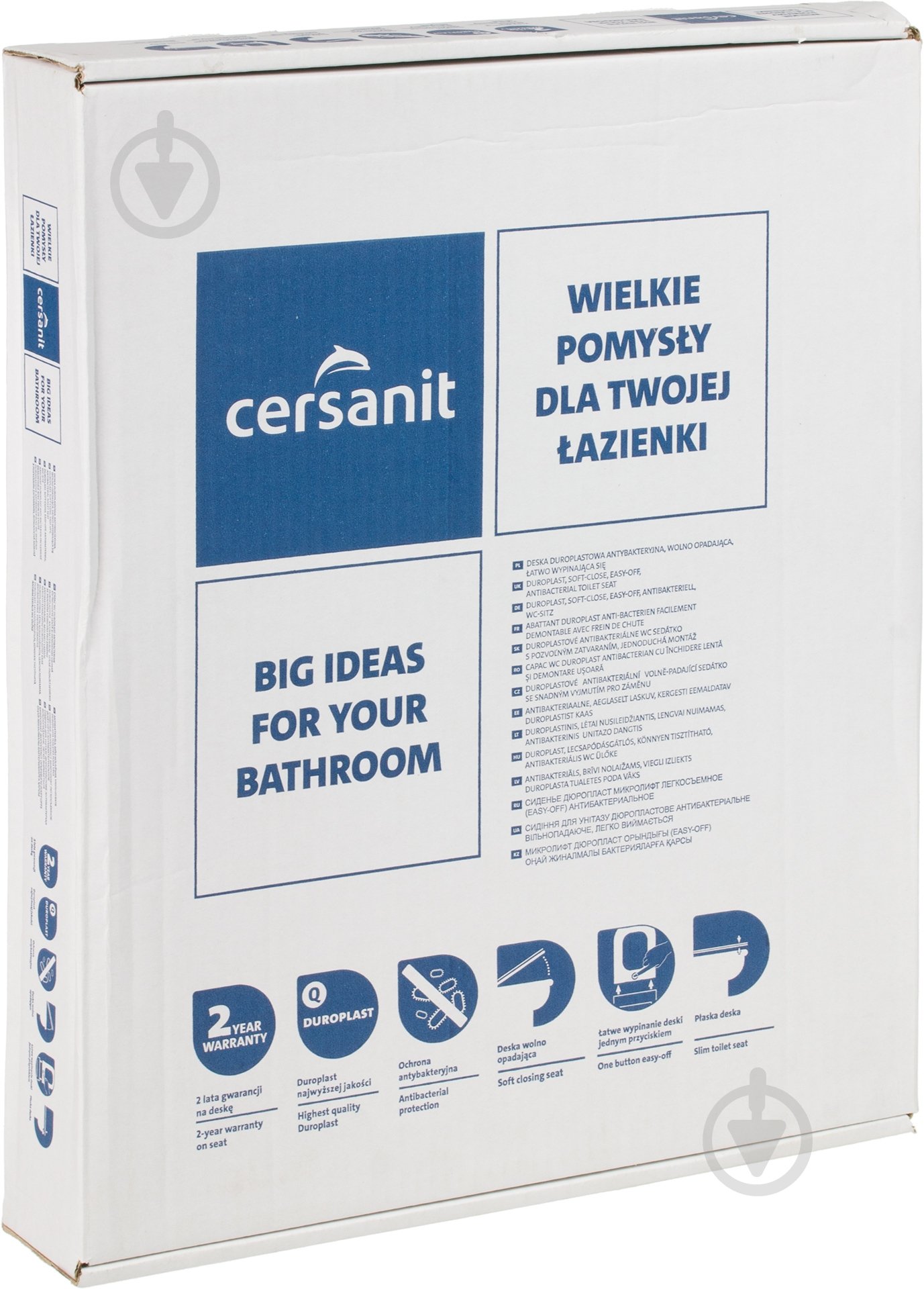 Сиденье для унитаза Cersanit Carina slim one button - фото 3