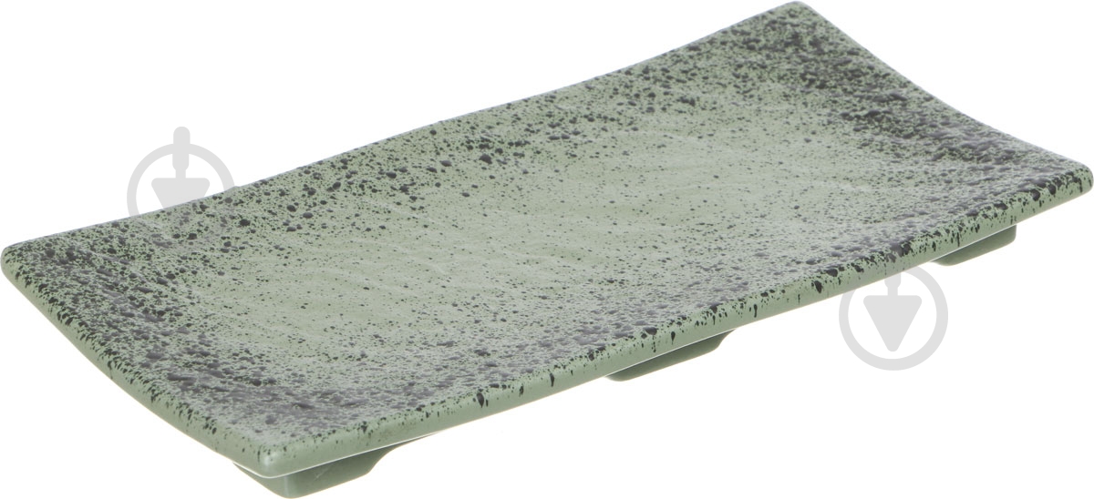 Блюдо сервировочное Fiora Lavastone Green 26,5х13 см - фото 2