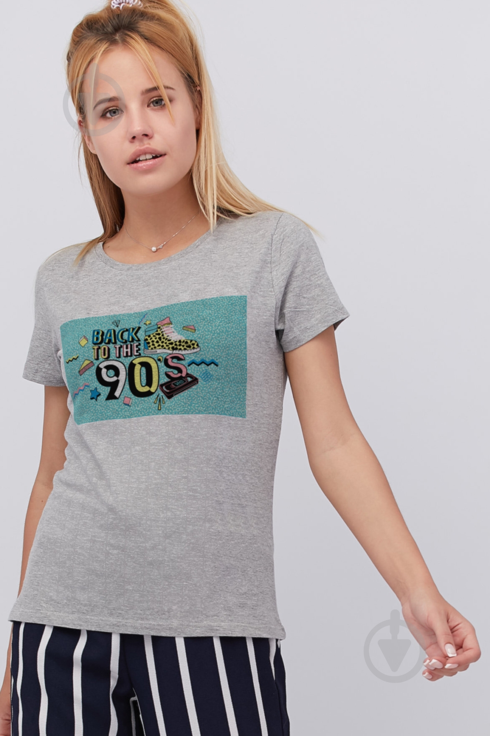 Футболка YAPPI Basic WG1053 р.S серый - фото 1 Футболка YAPPI Basic WG1053 р.S серый - фото 1