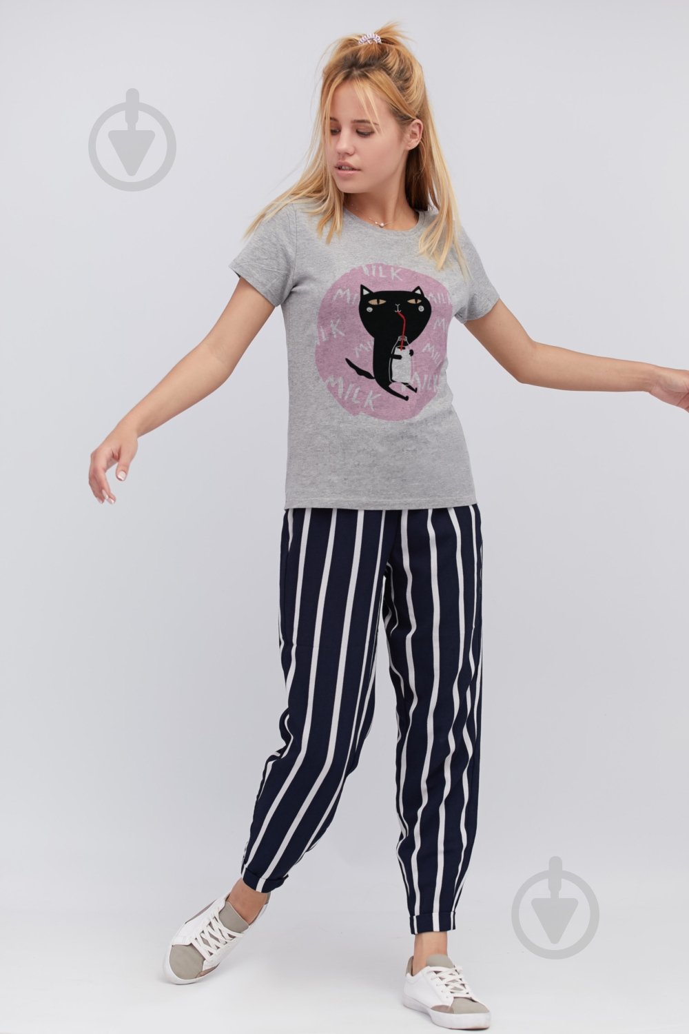 Футболка YAPPI Basic WG1057 р.M серый - фото 2 Футболка YAPPI Basic WG1057 р.M серый - фото 2