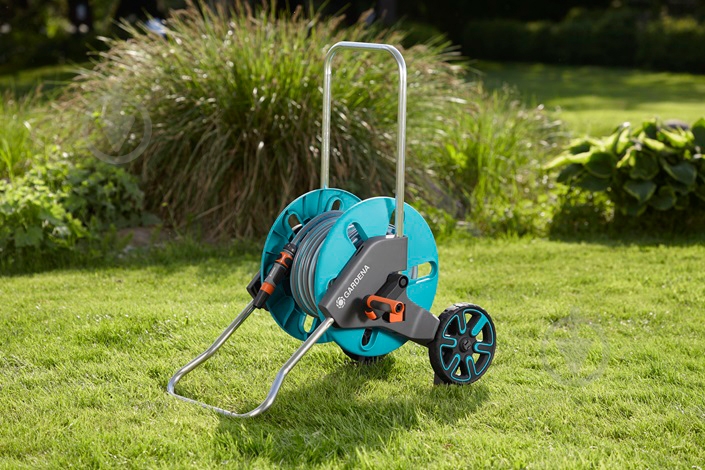 Тележка для шланга Gardena AquaRoll M Set 18512-20 - фото 5