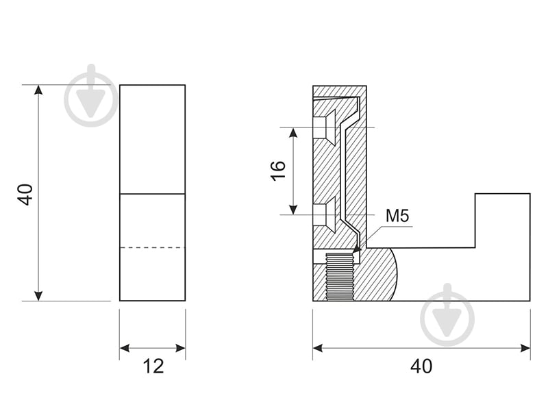 Крючок мебельный DC WL 01 WT белый - фото 2 Крючок мебельный DC WL 01 WT белый - фото 2