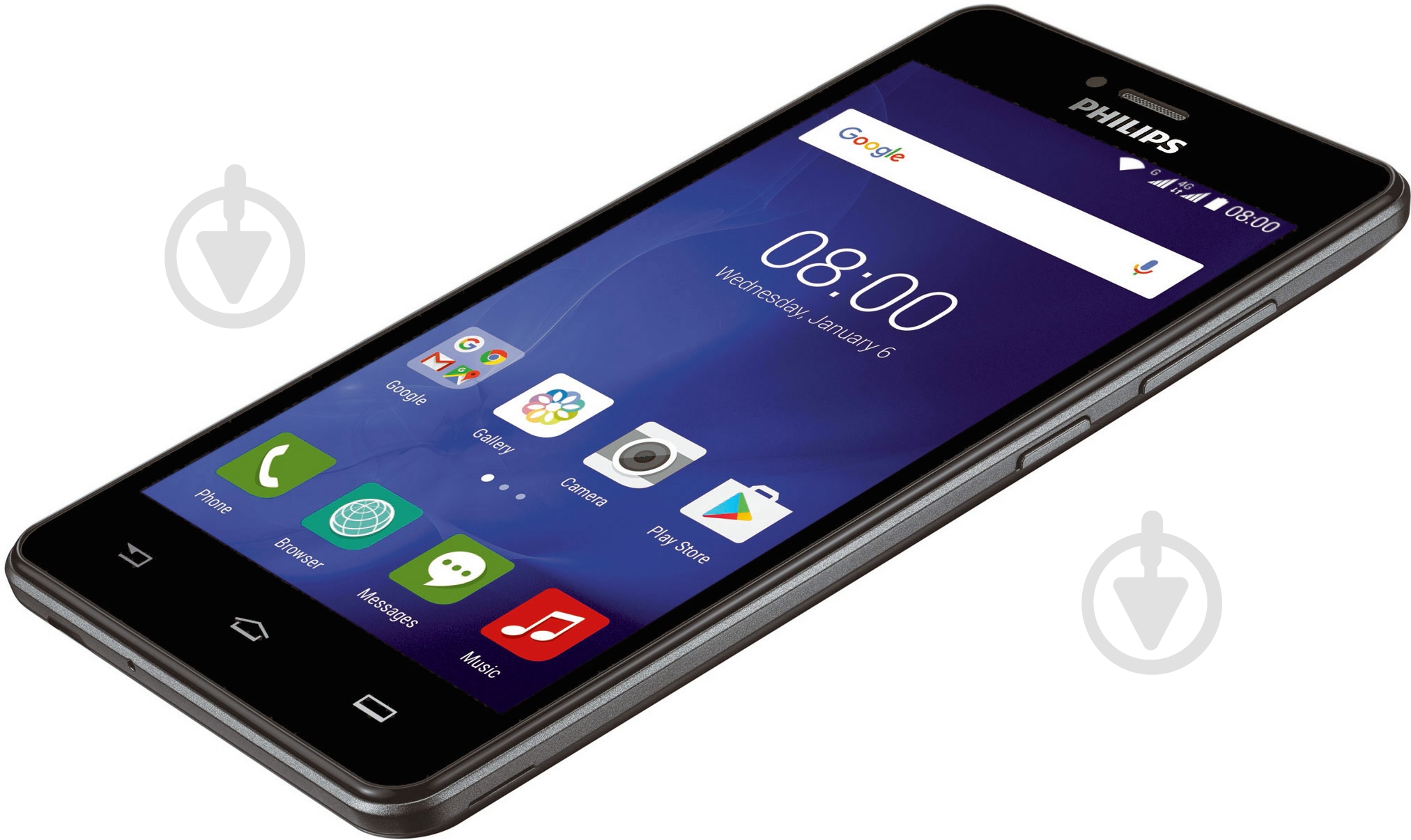 Смартфон Philips S326 DualSim 1/8GB grey - фото 3