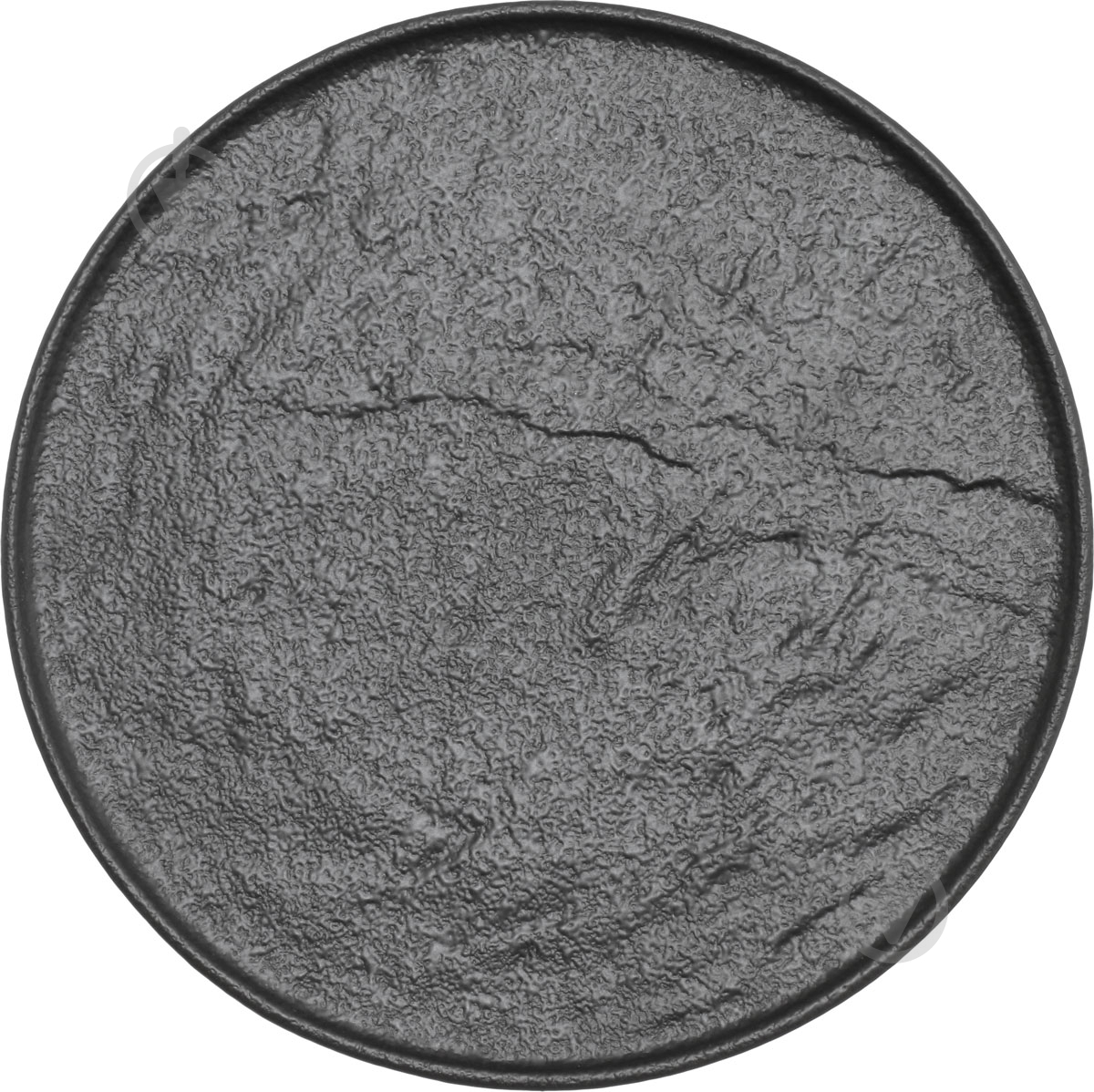 Блюдо круглое Fiora Lavastone Black 22 см - фото 1