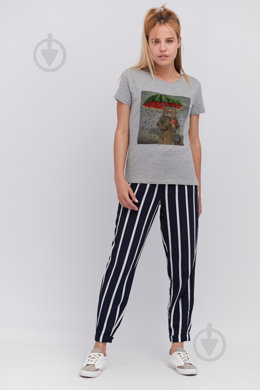 Футболка YAPPI Basic WG1085 р.S серый - фото 2