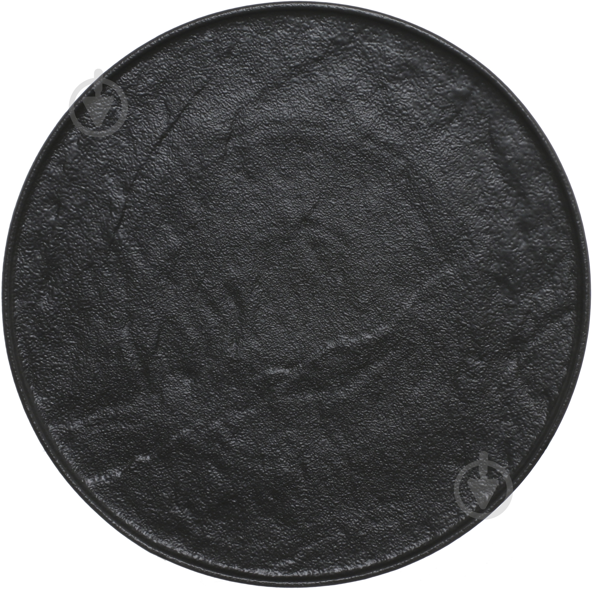 Блюдо кругле Fiora Lavastone Black 30 см - фото 1