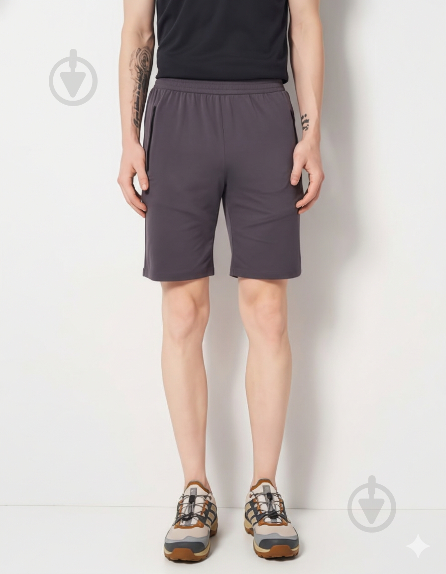 Шорти чоловічі LOGOS-Tac з кишенями на блискавці, 04-11-00-0007 р. L сірий - фото 1 Шорти чоловічі LOGOS-Tac з кишенями на блискавці, 04-11-00-0007 р. L сірий - фото 1