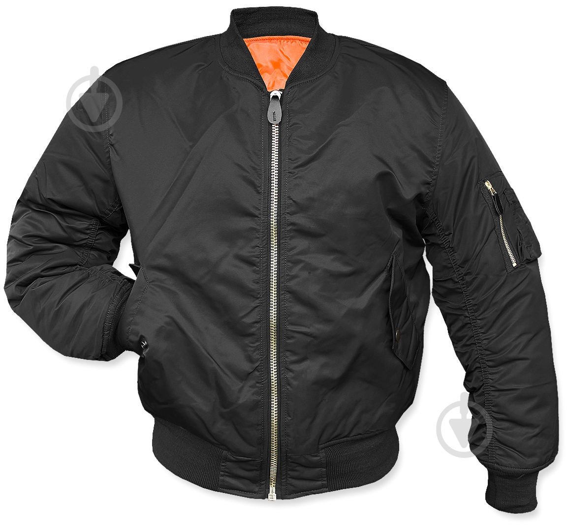 Куртка-пилот Sturm Mil-Tec MA1 р. L черный - фото 1