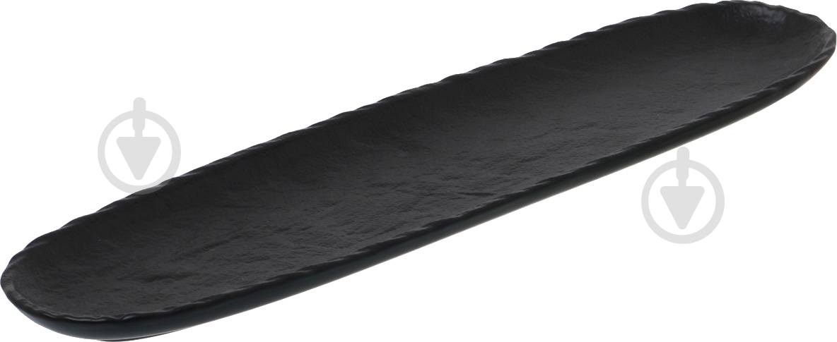 Блюдо овальное Fiora Lavastone Black 40x10 см - фото 2 Блюдо овальное Fiora Lavastone Black 40x10 см - фото 2