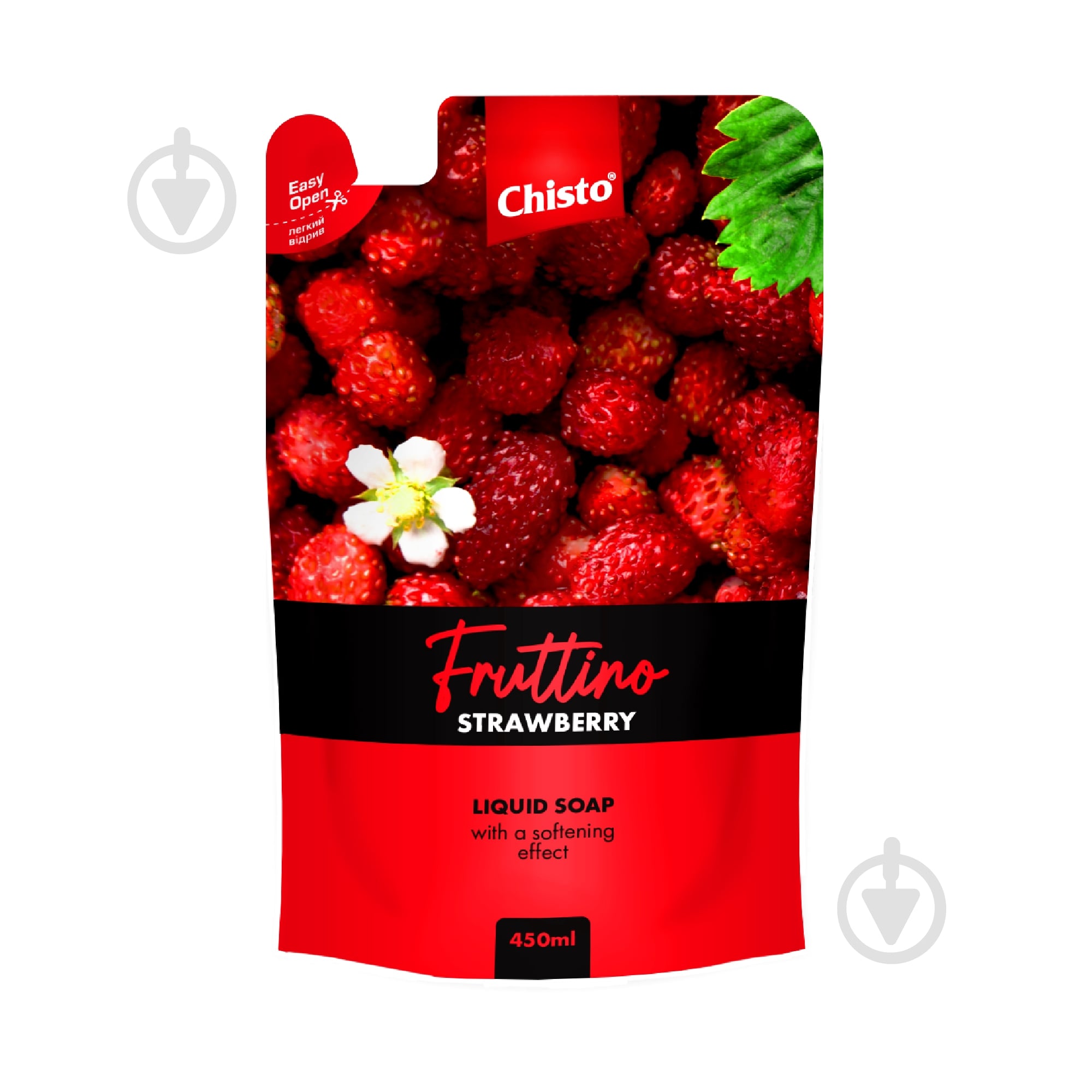 Мыло жидкое Chisto Fruttino Strawberry 450 мл - фото 1