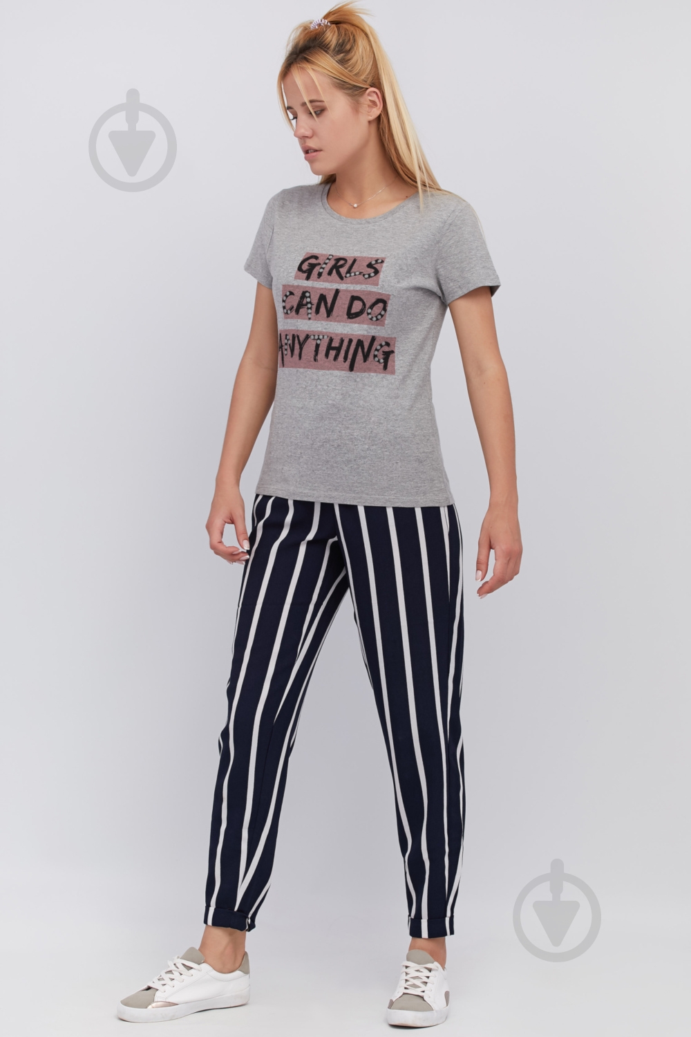 Футболка YAPPI Basic WG1056 р.L сірий - фото 2