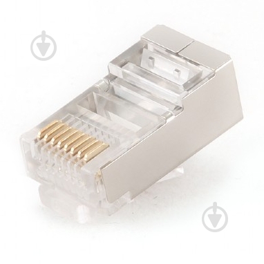 Конектор Cablexpert PLUG5SP/50, 8P8C, CAT-5E, FTP (50 шт.) - фото 1