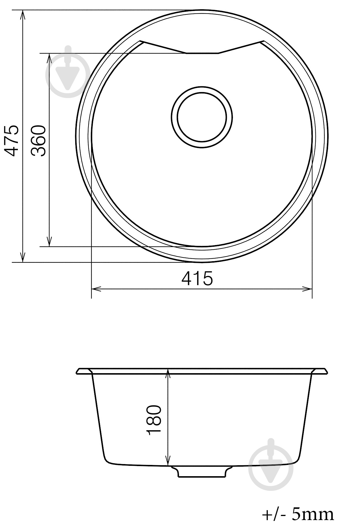 Мойка для кухни Vankor VMR 01.48 Gray - фото 3