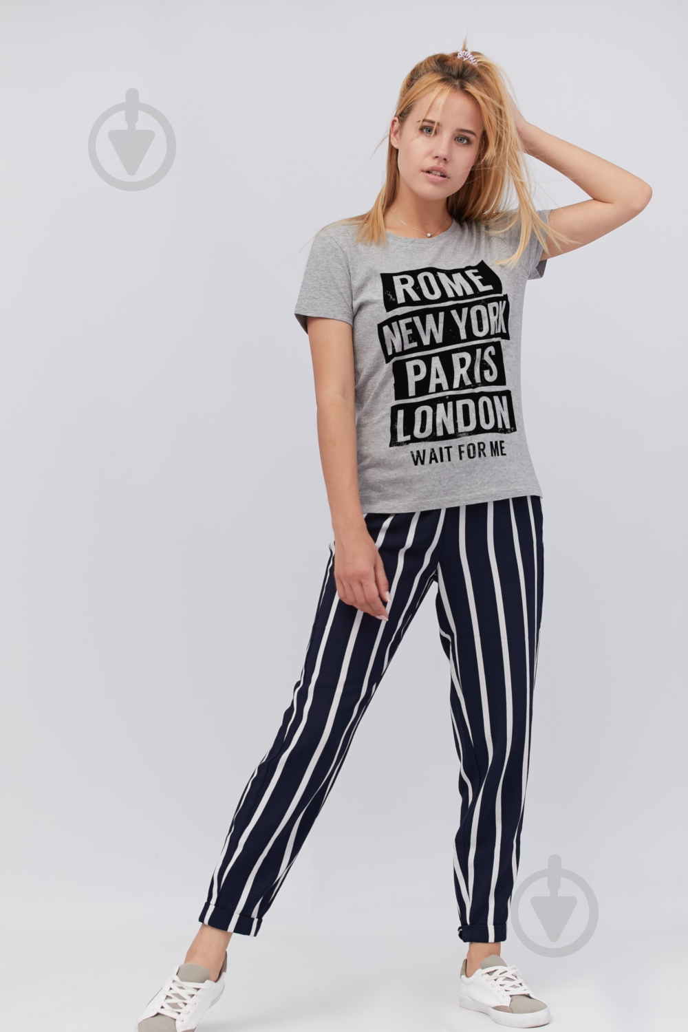 Футболка YAPPI Basic WG1050 р.S серый - фото 2