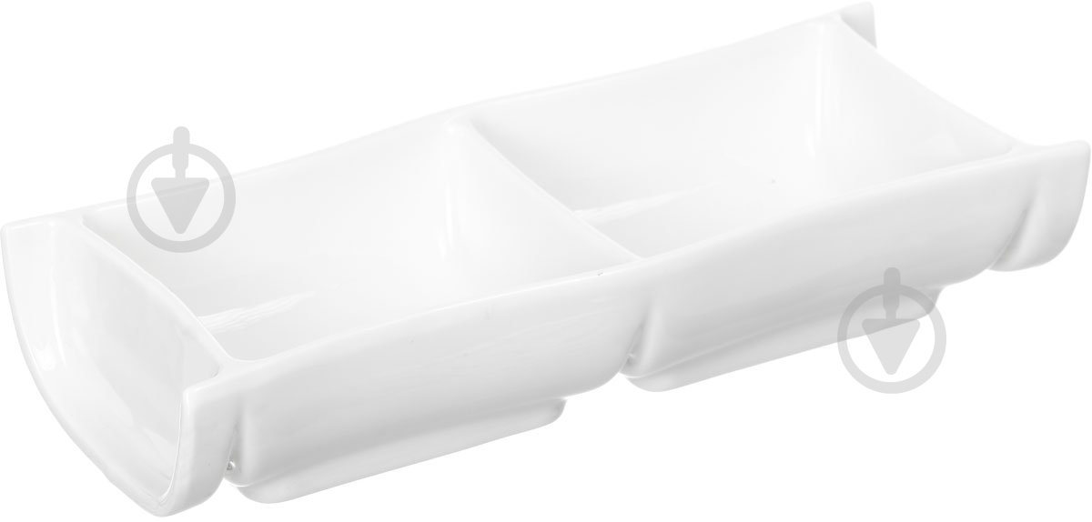 Менажниця Fiora Glossy White 21,1х8,5х4,5 см - фото 2