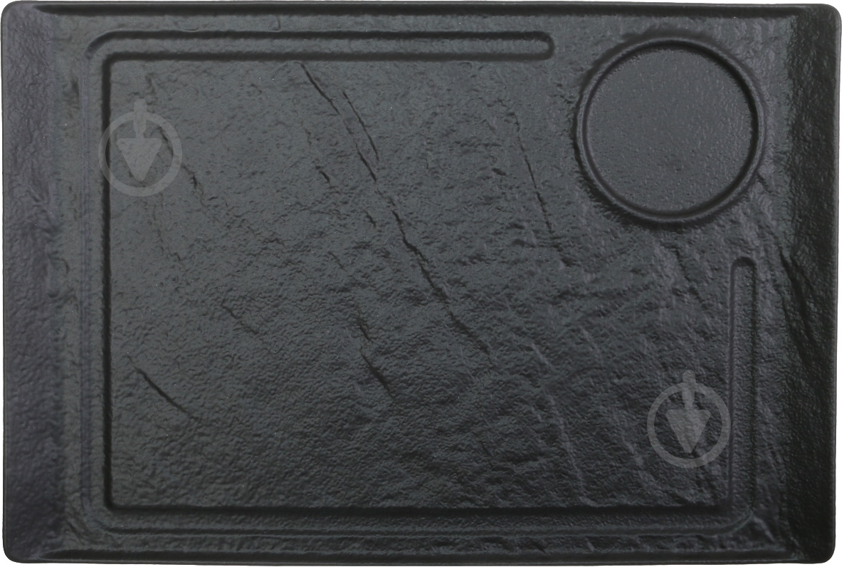 Набор для сервировки Fiora Lavastone Black 2 предмети - фото 3