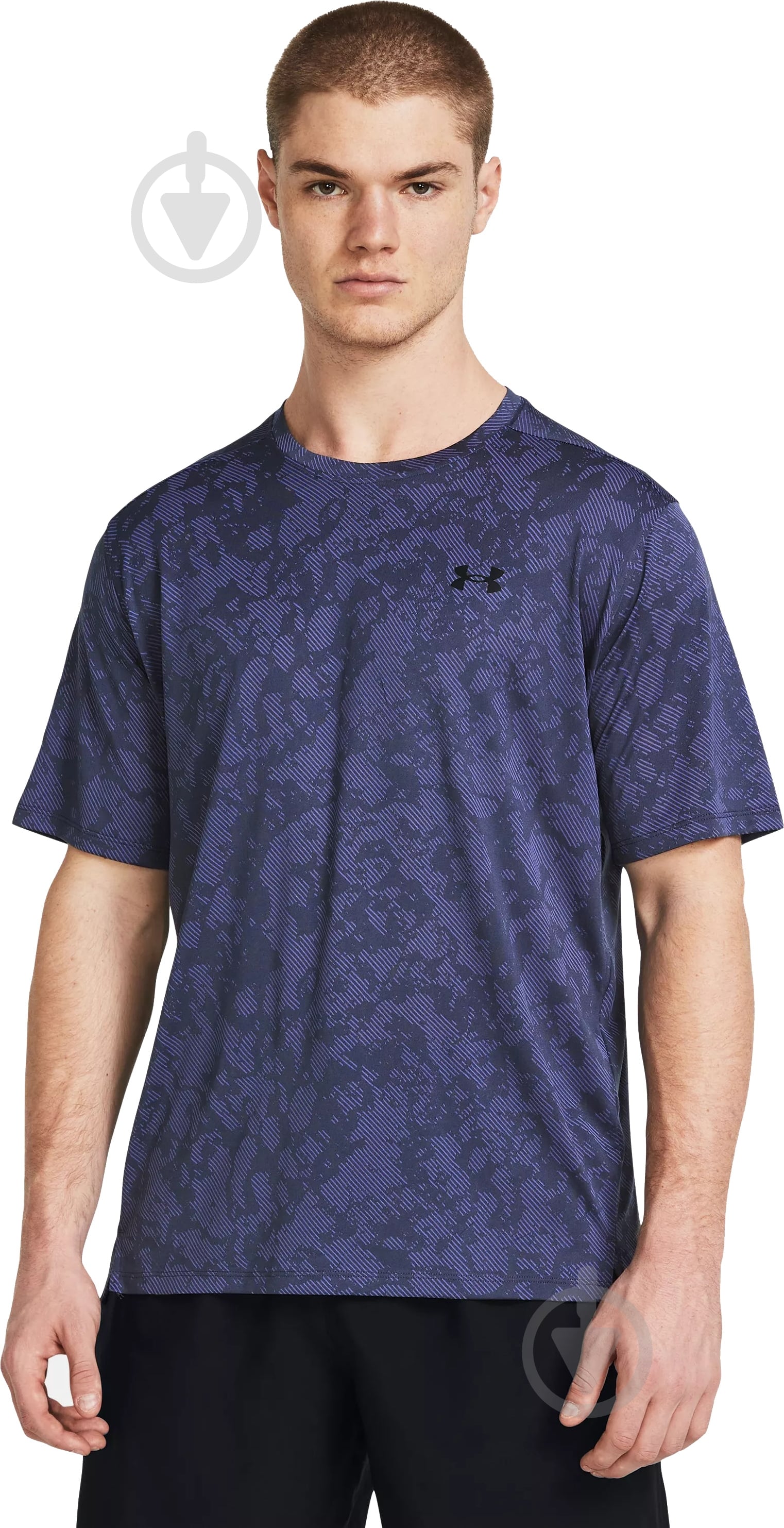 Футболка Under Armour UA TECH VENT GEODE SS 1382807-561 р.M синій - фото 1