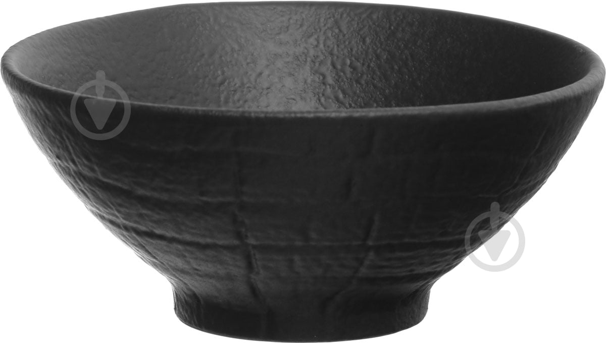 Салатник Fiora Lavastone Black 11х5 см 150 мл - фото 1