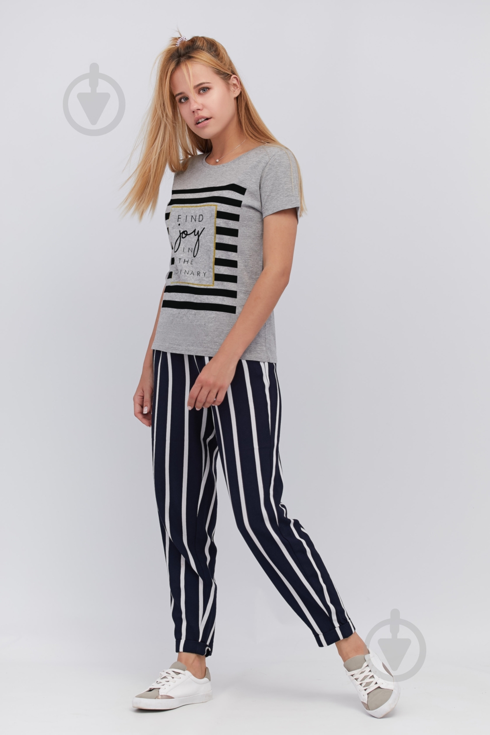 Футболка YAPPI Basic WG1047 р.L серый - фото 2 Футболка YAPPI Basic WG1047 р.L серый - фото 2