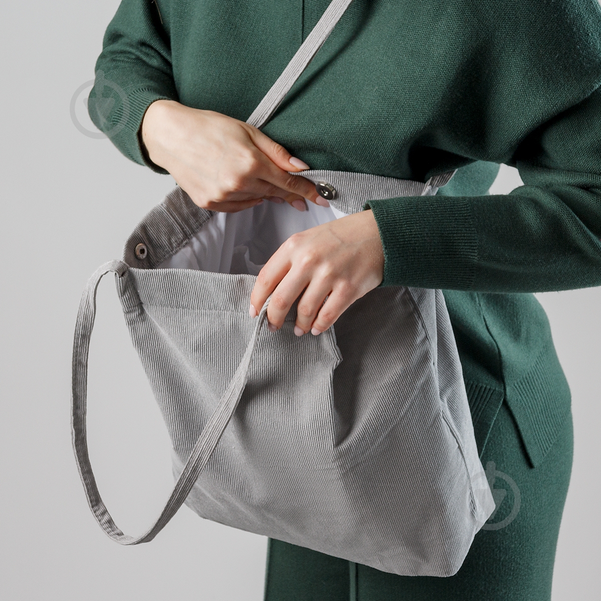 Сумка Органайзер-шопер TH-17 светло-серый MVM - фото 6